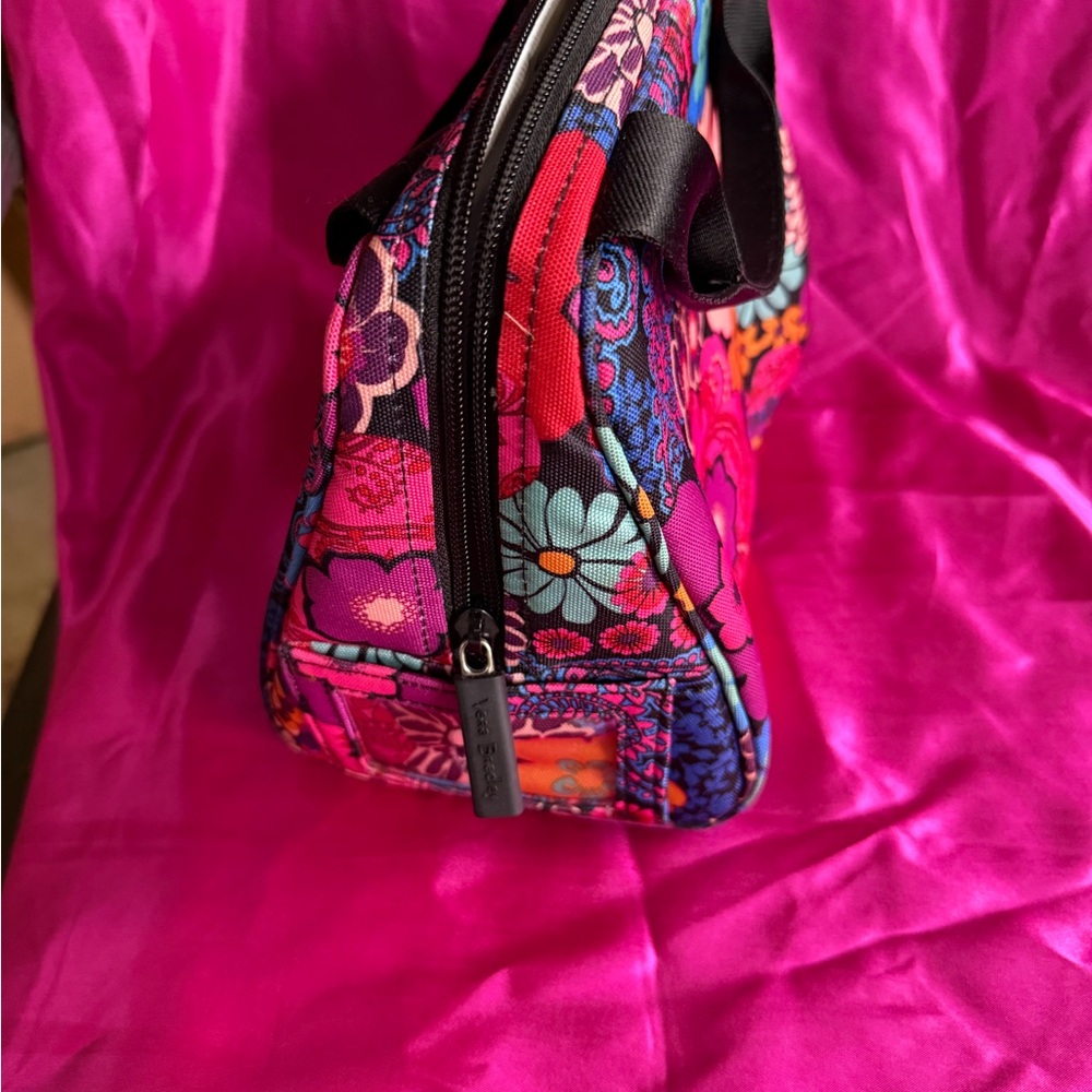 Vera Bradley Pink and Blue Cosmetic Bags with Floral Patterns - Picture 9 of 10